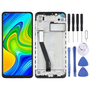 TFT LCD Screen for Xiaomi Redmi Note 9 / Redmi 10X 4G Digitizer Full Assembly with Frame (Black)