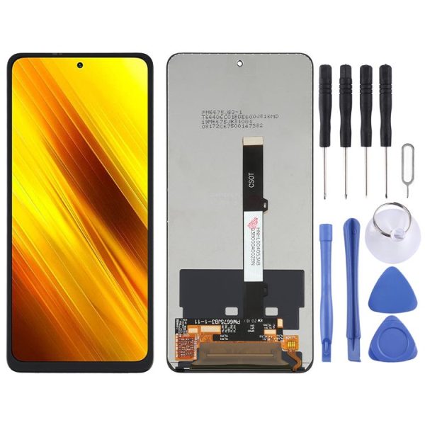 LCD Screen and Digitizer Full Assembly for Xiaomi Poco X3 / Redmi Note 9 Pro 5G / Mi 10T Lite 5G M2010J19SC M2010J19CG M2007J17G