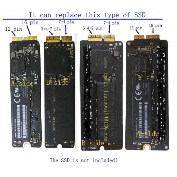 NVMe M.2 NGFF SSD Adapter Card for MacBook Air A1466 A1465 - Image 4