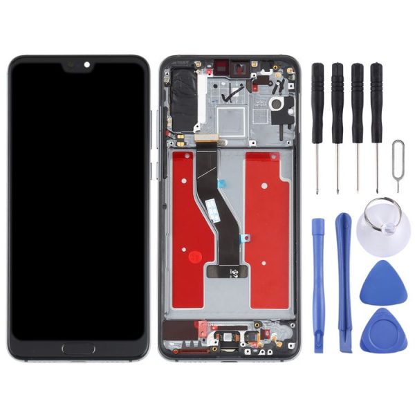 Original OLED LCD Screen for Huawei P20 Pro Digitizer Full Assembly with Frame (Blue) - Image 2
