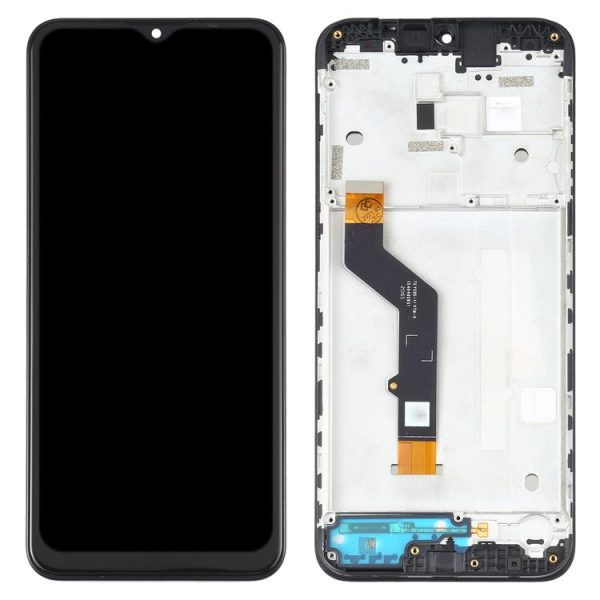 TFT LCD Screen for Motorola Moto E7 Plus XT2081-1 Digitizer Full Assembly with Frame (Black) - Image 3