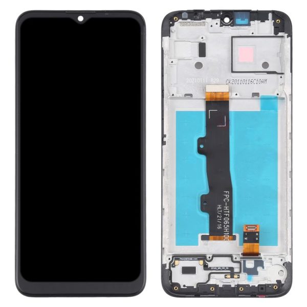 TFT LCD Screen for Motorola Moto E7 Power PAMH0001IN PAMH0010IN PAMH0019IN Digitizer Full Assembly with Frame (Black) - Image 3