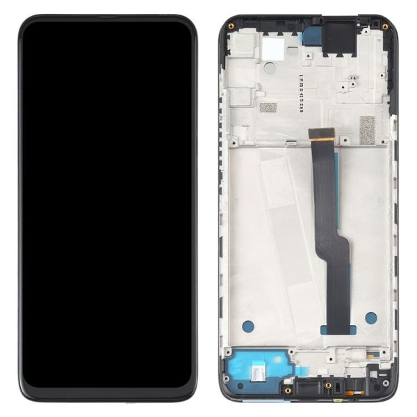 TFT LCD Screen for Motorola One Fusion+ PAKF0002IN Digitizer Full Assembly with Frame (Black) - Image 3
