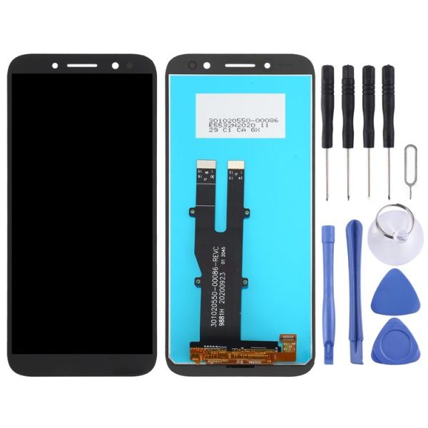 LCD Screen and Digitizer Full Assembly for Nokia C1 Plus TA-1312 (Black) - Image 2