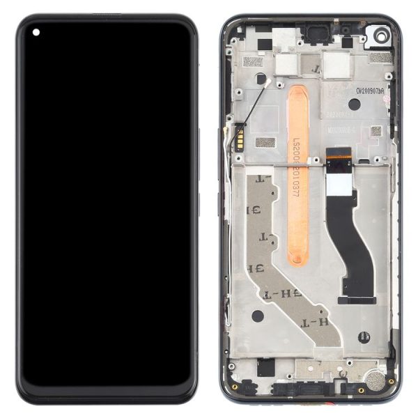 TFT LCD Screen for TCL 10 5G T790Y T790H Digitizer Full Assembly with Frame (Black) - Image 3