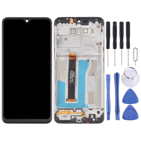 TFT LCD Screen for LG K50S LMX450HM LM-X540 LM-X540BMW LMX540BMW Digitizer Full Assembly with Frame - Image 2