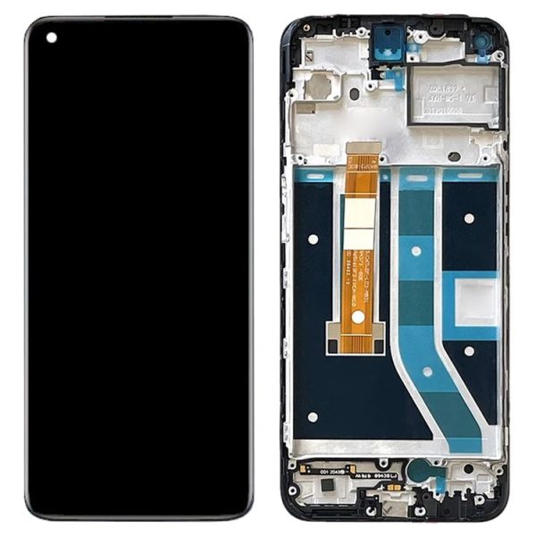 OnePlus Nord N100 BE2013 Digitizer Full Assembly with Frame OEM LCD Screen (Black) - Image 3