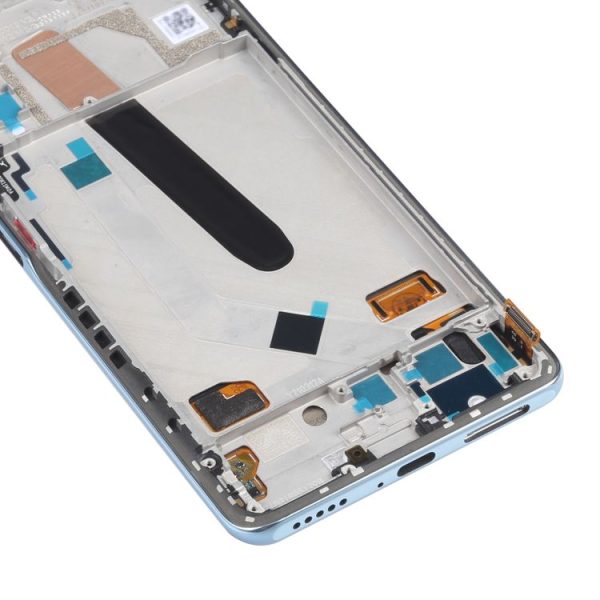 AMOLED Material Original LCD Screen and Digitizer Full Assembly With Frame for Xiaomi Redmi K40 / Redmi K40 Pro / Redmi K40 Pro+ / Mi 11i / Poco F3 / M2012K11AC M2012K11C M2012K11AG M2012K11G (Blue) - Image 5