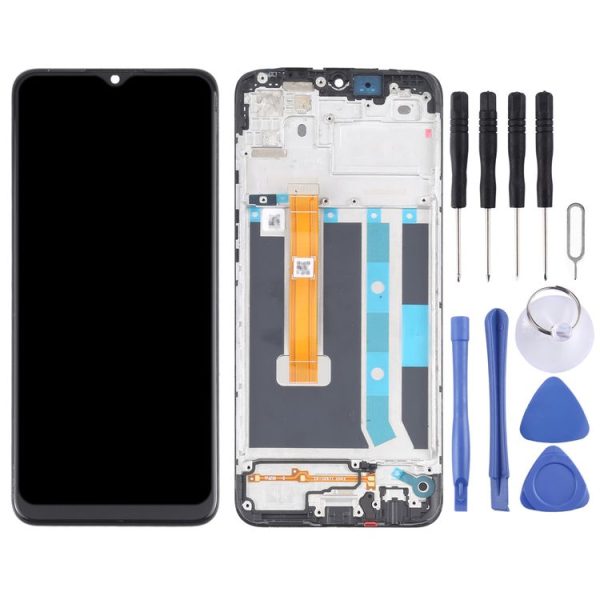 Original LCD Screen and Digitizer Full Assembly With Frame for OPPO A15 / A15S / A35 / A16K CPH2185 CPH2179 PEHM00 - Image 2