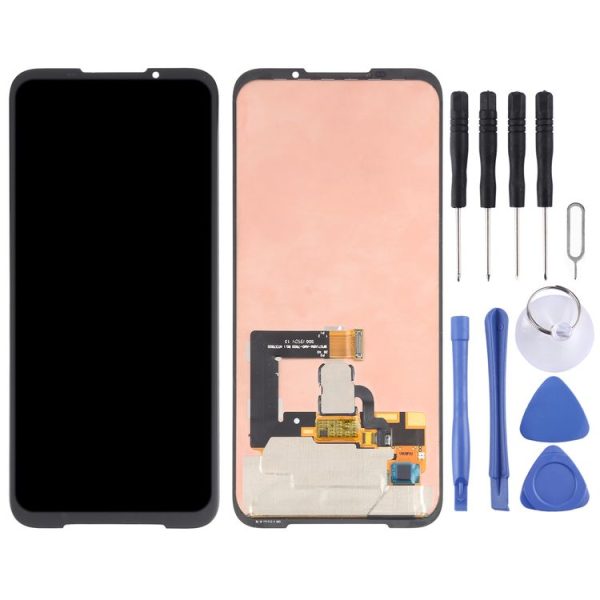 Original AMOLED Material LCD Screen and Digitizer Full Assembly for Xiaomi Black Shark 3 Pro - Image 2