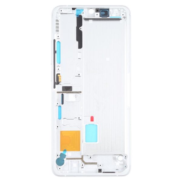 Front Housing LCD Frame Bezel Plate for Xiaomi Mi Note 10 Lite M2002F4LG, M1910F4G (White) - Image 2