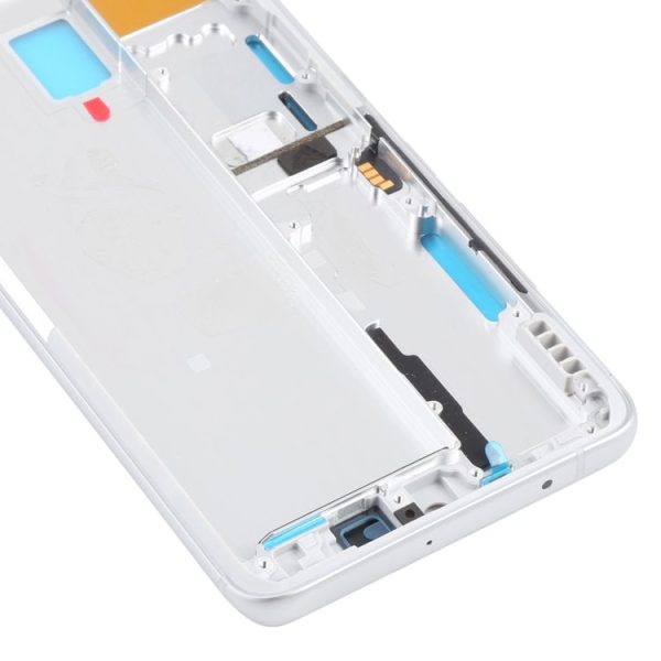 Front Housing LCD Frame Bezel Plate for Xiaomi Mi Note 10 Lite M2002F4LG, M1910F4G (White) - Image 4