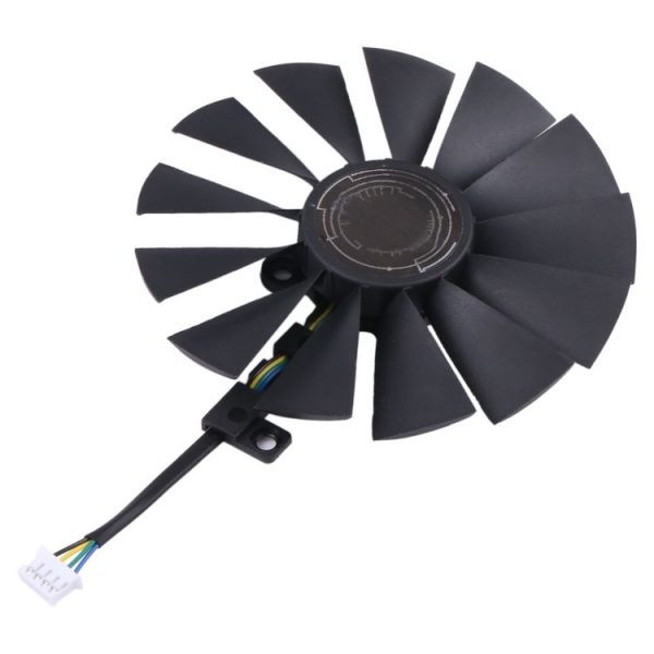 T129215SM 95MM Computer VGA Cooling Fan For Asus Strix RX470 O4G Gaming 4 Pin 13 Blades - Image 2