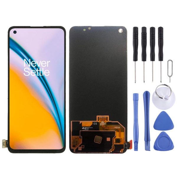 OnePlus Nord 2 5G 2021 with Digitizer Full Assembly Original LCD Screen (Black)