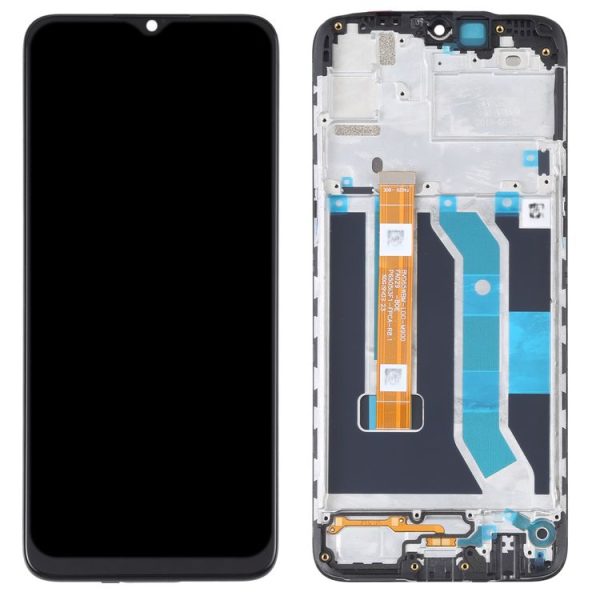 LCD Screen and Digitizer Full Assembly With Frame for OPPO Realme C3 / C3i RMX2027 RMX2020 RMX2021 - Image 3