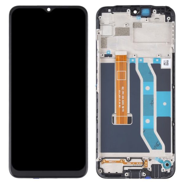 Original LCD Screen and Digitizer Full Assembly With Frame for OPPO Realme C12 RMX2189 - Image 3