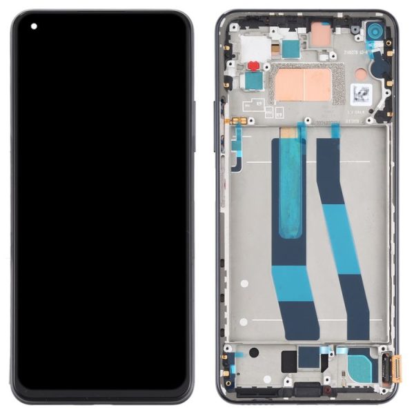 Original LCD Screen for Xiaomi Mi 11 Lite 4G / 11 Lite 5G NE M2101K9AG M2101K9AI Digitizer Full Assembly with Frame (Black) - Image 3