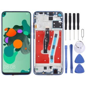 OEM LCD Screen for Huawei Mate 30 Lite Digitizer Full Assembly with Frame (Blue)