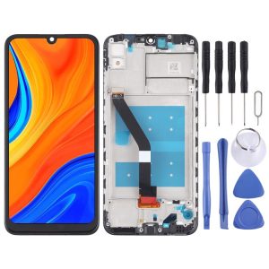 OEM LCD Screen for Huawei Y6s Digitizer Full Assembly With Frame (2019) (Black)