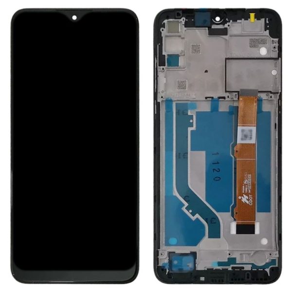 LCD Screen and Digitizer Full Assembly With Frame for Alcatel 1S 2020 OT5028 5028 5028Y 5028A 5028D 5028U (Black) - Image 3