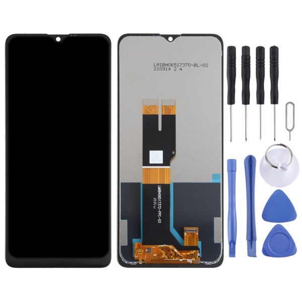 LCD Screen and Digitizer Full Assembly for Nokia 2.4 TA-1277 TA-1275 TA-1274 TA-1270 (Black) - Image 2