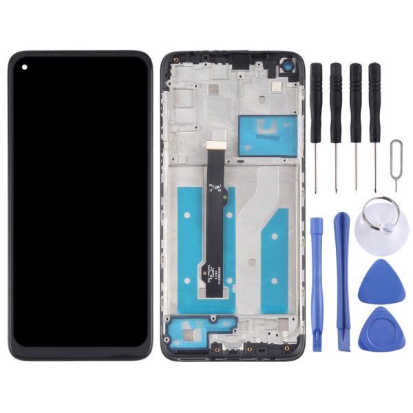 TFT LCD Screen for Motorola Moto G8 XT2045-1 Digitizer Full Assembly with Frame (Black) - Image 2