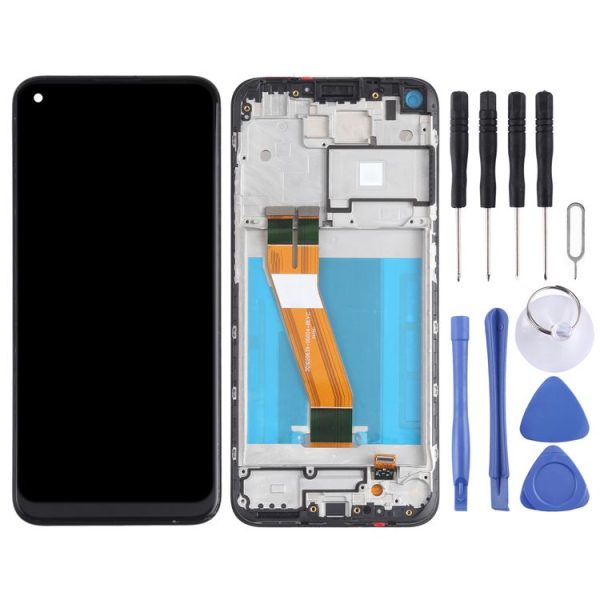 LCD Screen and Digitizer Full Assembly with Frame for Nokia 3.4 / 5.4 TA-1288 TA-1285 TA-1283 TA-1333 TA-1340 TA-1337 TA-1328 TA-1325 (Black) - Image 2