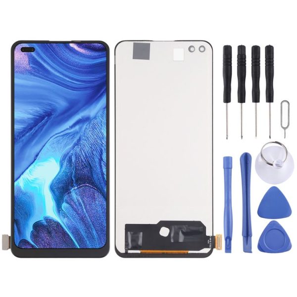 TFT Material LCD Screen and Digitizer Full Assembly (Not Supporting Fingerprint Identification) for OPPO Reno4 4G / Reno4 F / Reno4 Lite / A93 4G / F17 Pro