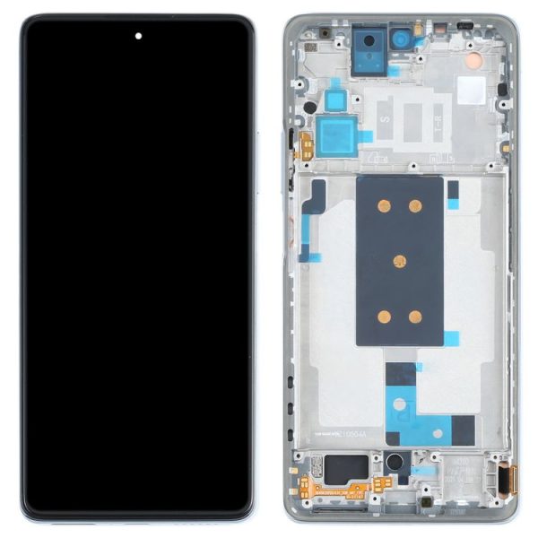 Original OLED LCD Screen for Xiaomi Mi 11T / 11T Pro Digitizer Full Assembly with Frame (Silver) - Image 3