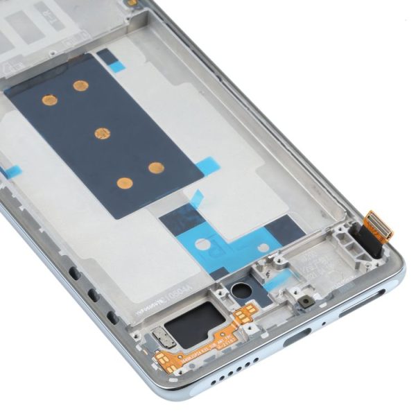 Original OLED LCD Screen for Xiaomi Mi 11T / 11T Pro Digitizer Full Assembly with Frame (Silver) - Image 5