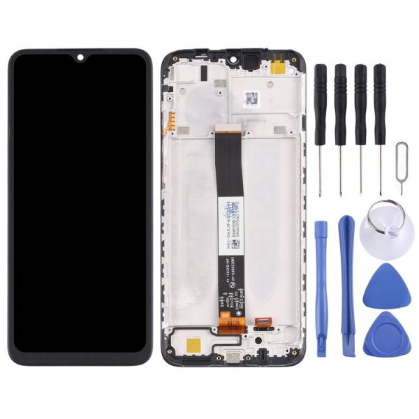 Original LCD Screen and Digitizer Full Assembly with Frame for Xiaomi Redmi 9A / Redmi 9C / Redmi 9C NFC / Redmi 9AT / Redmi 9i / Redmi 9 Activ / Poco C31 / Redmi 10A (Black) - Image 2