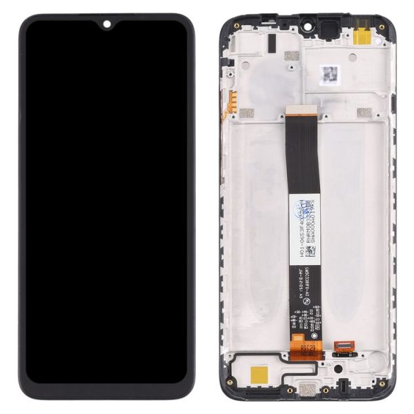 Original LCD Screen and Digitizer Full Assembly with Frame for Xiaomi Redmi 9A / Redmi 9C / Redmi 9C NFC / Redmi 9AT / Redmi 9i / Redmi 9 Activ / Poco C31 / Redmi 10A (Black) - Image 3