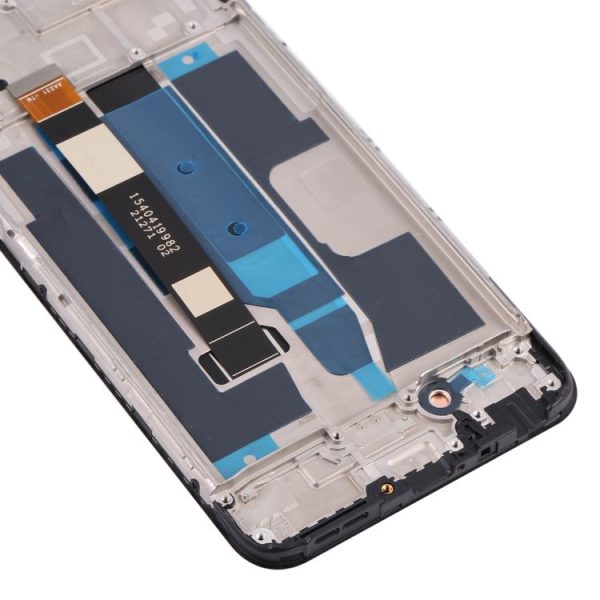 LCD Screen and Digitizer Full Assembly with Frame for OPPO Realme 8 5G (Black) - Image 5