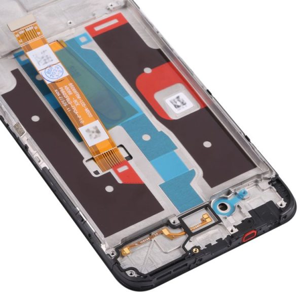 LCD Screen and Digitizer Full Assembly with Frame for OPPO Realme 8i RMX3151 (Black) - Image 5