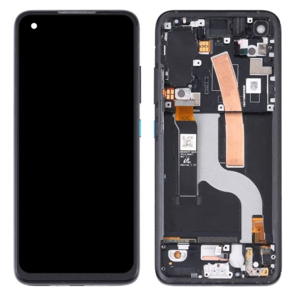 Original AMOLED LCD Screen for Asus Zenfone 8 ZS590KS Digitizer Full Assembly with Frame(Black) - Image 3