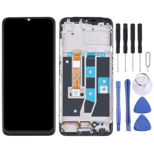 LCD Screen and Digitizer Full Assembly with Frame for OPPO A16 / A16s / A54S - Image 2