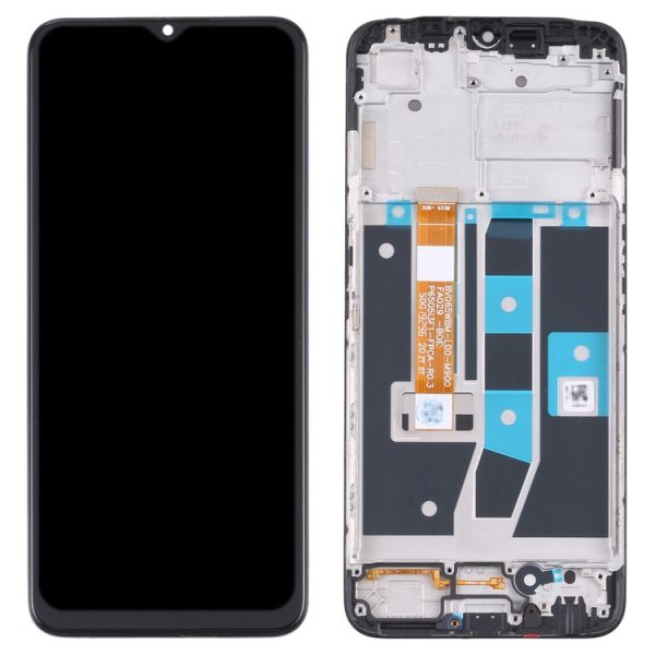 LCD Screen and Digitizer Full Assembly with Frame for OPPO A16 / A16s / A54S - Image 3