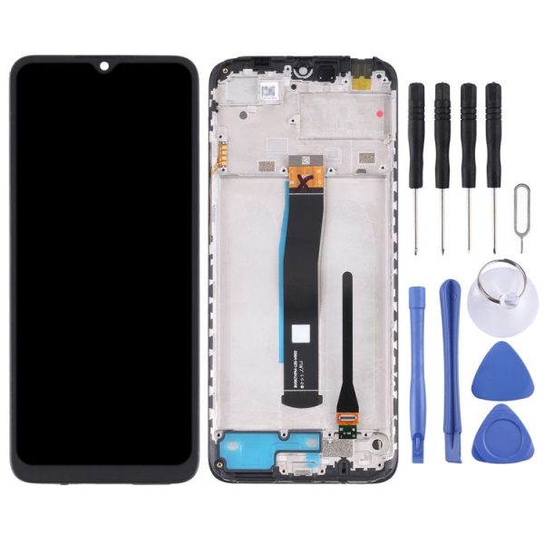 Original LCD Screen and Digitizer Full Assembly with Frame for Xiaomi Redmi 10C / Redmi 10 India / Poco C40 - Image 2