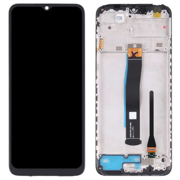 Original LCD Screen and Digitizer Full Assembly with Frame for Xiaomi Redmi 10C / Redmi 10 India / Poco C40 - Image 3