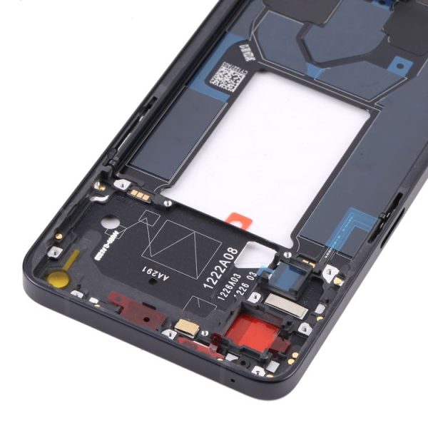 OPPO Reno7 5G China PFJM10 Original Front Housing LCD Frame Bezel Plate (Black) - Image 4