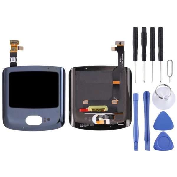 Original Secondary LCD Screen for Motorola Razr 5G with Digitizer Full Assembly (Black) - Image 2