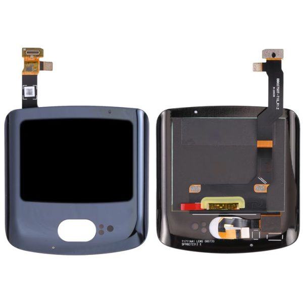 Original Secondary LCD Screen for Motorola Razr 5G with Digitizer Full Assembly (Black) - Image 3