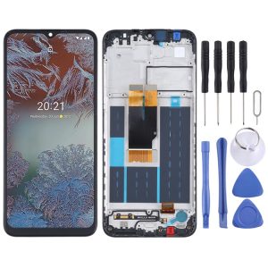 TFT LCD Screen for Nokia G10 / G20 Digitizer Full Assembly with Frame (Black)