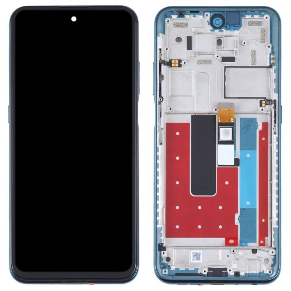 TFT LCD Screen for Nokia X20 TA-1341 TA-1344 Digitizer Full Assembly with Frame (Blue) - Image 2