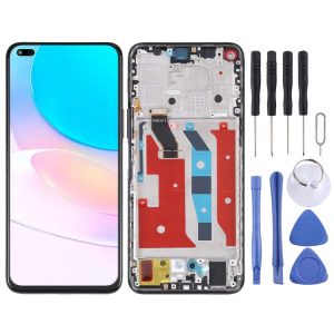 Original LCD Screen for Huawei Nova 8i Digitizer Full Assembly with Frame (Black)