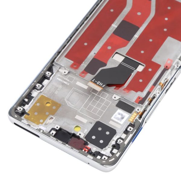 Original LCD Screen and Digitizer Full Assembly with Frame for Huawei Nova 9 SE (Silver) - Image 4