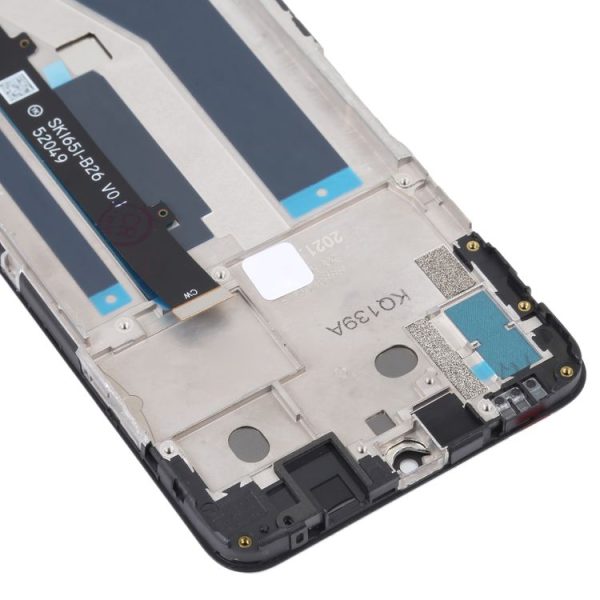 OEM LCD Screen For ZTE Blade A71 A7030 2021 Digitizer Full Assembly with Frame (Black) - Image 3