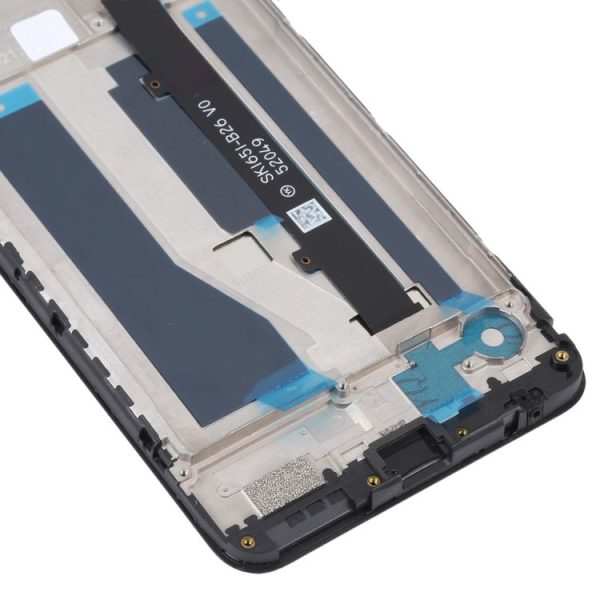 OEM LCD Screen For ZTE Blade A71 A7030 2021 Digitizer Full Assembly with Frame (Black) - Image 4