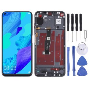 Original LCD Screen For Honor 20 / Huawei Nova 5T Digitizer Full Assembly with Frame (Black)