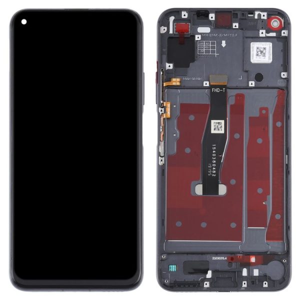 Original LCD Screen For Honor 20 / Huawei Nova 5T Digitizer Full Assembly with Frame (Black) - Image 2